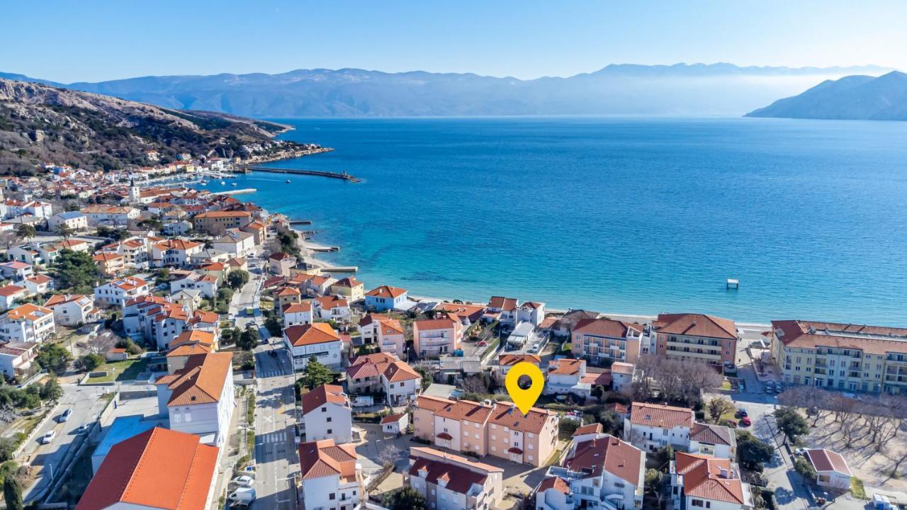Splendido Lejlighed Baška Eksteriør billede